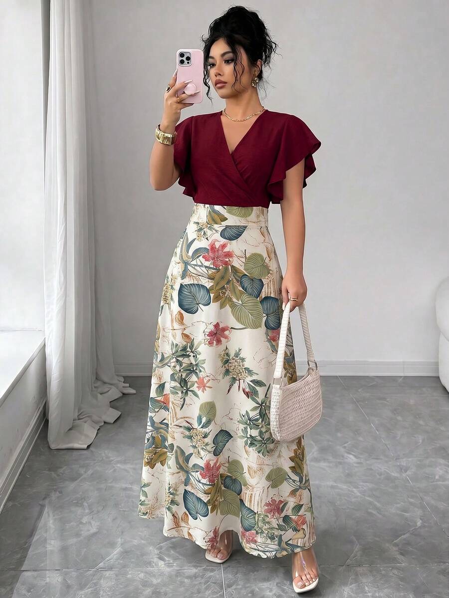 Isabella | Floral Wrap Maxi Dress