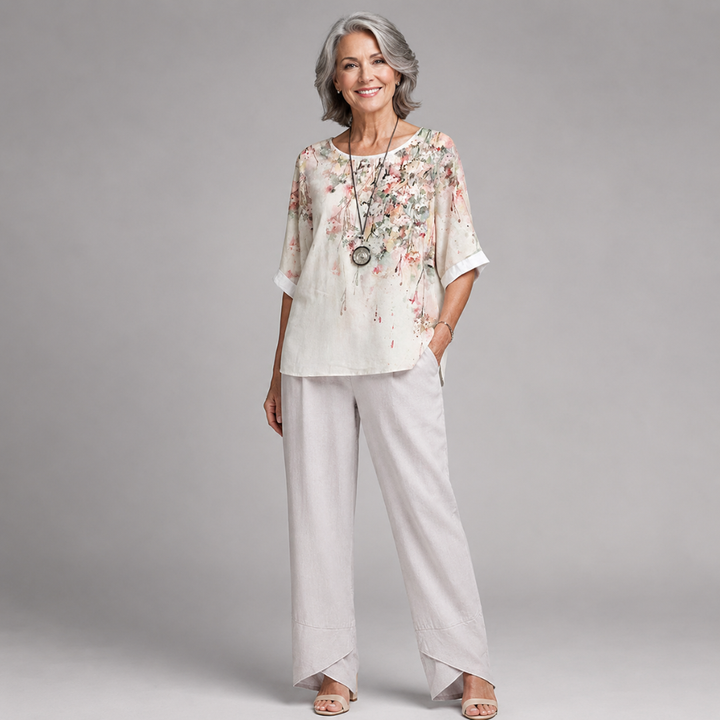 Lilou - Comfortable and Chic Shirt and Pants Set