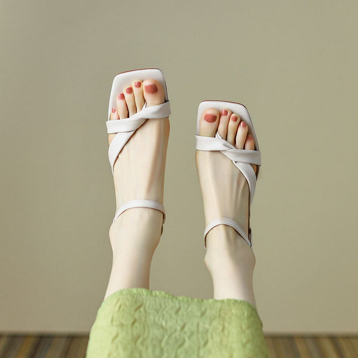Aleya ™ | Twisted Strap Sandals