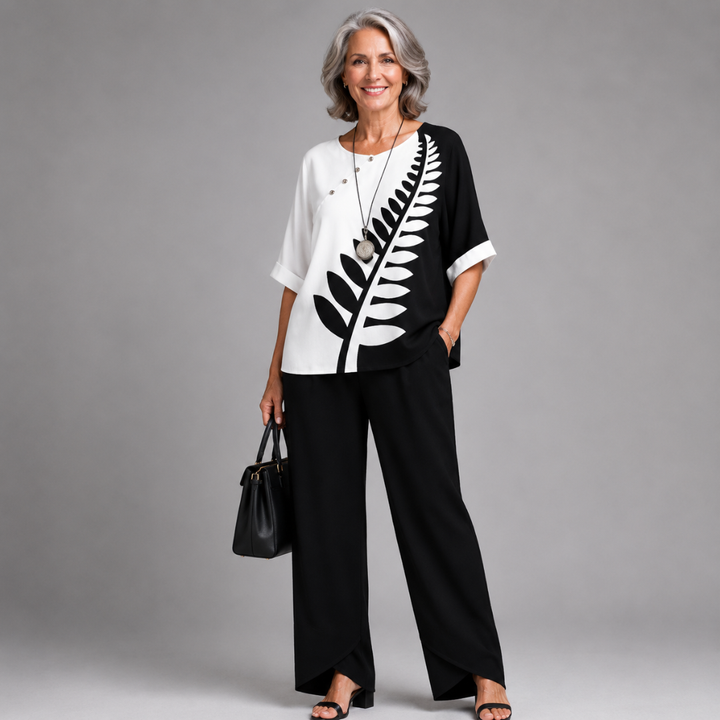 Lilou - Comfortable and Chic Shirt and Pants Set
