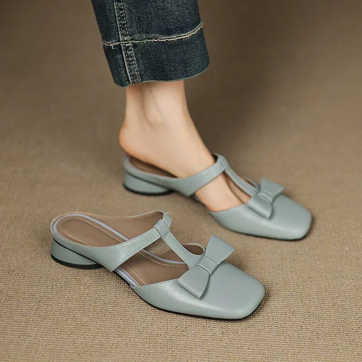 Lina™| Square Toe Slippers