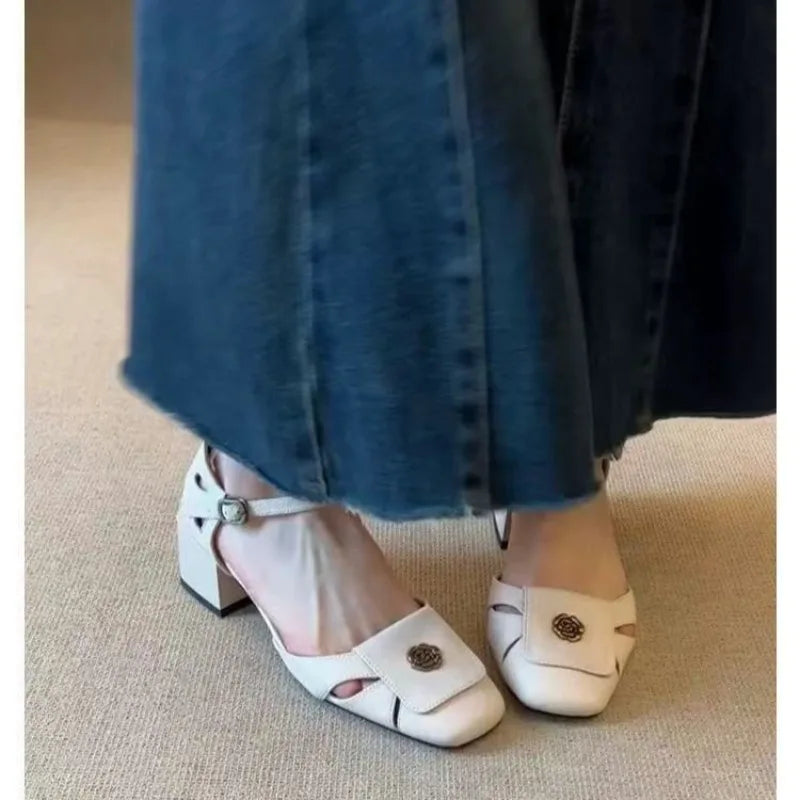 Alvarine™ | Thick Heeled Sandals