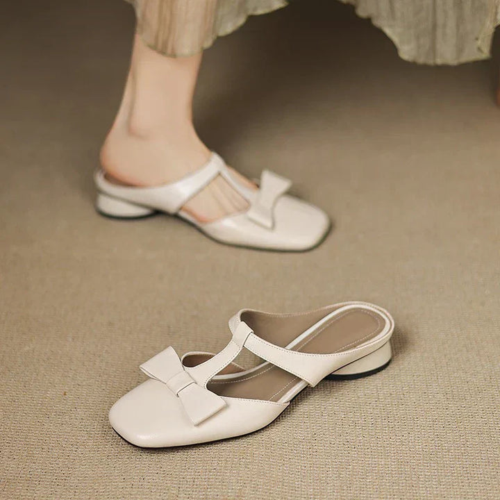 Lina™| Square Toe Slippers