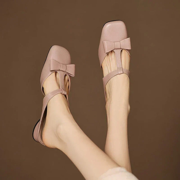 Lina™| Square Toe Slippers