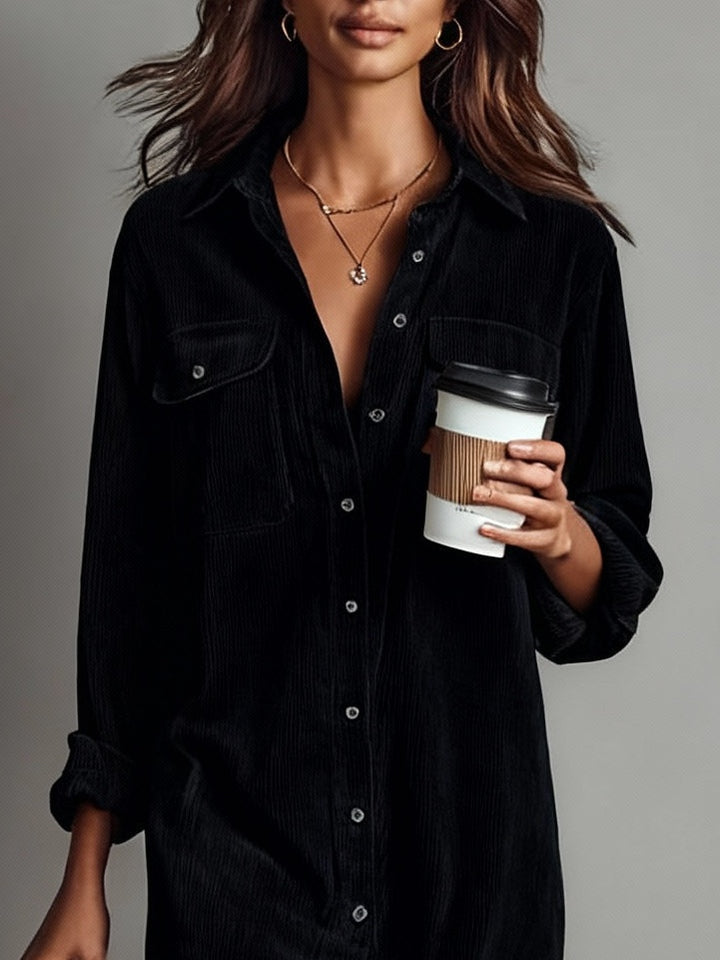 Single Breasted Midi Dress
