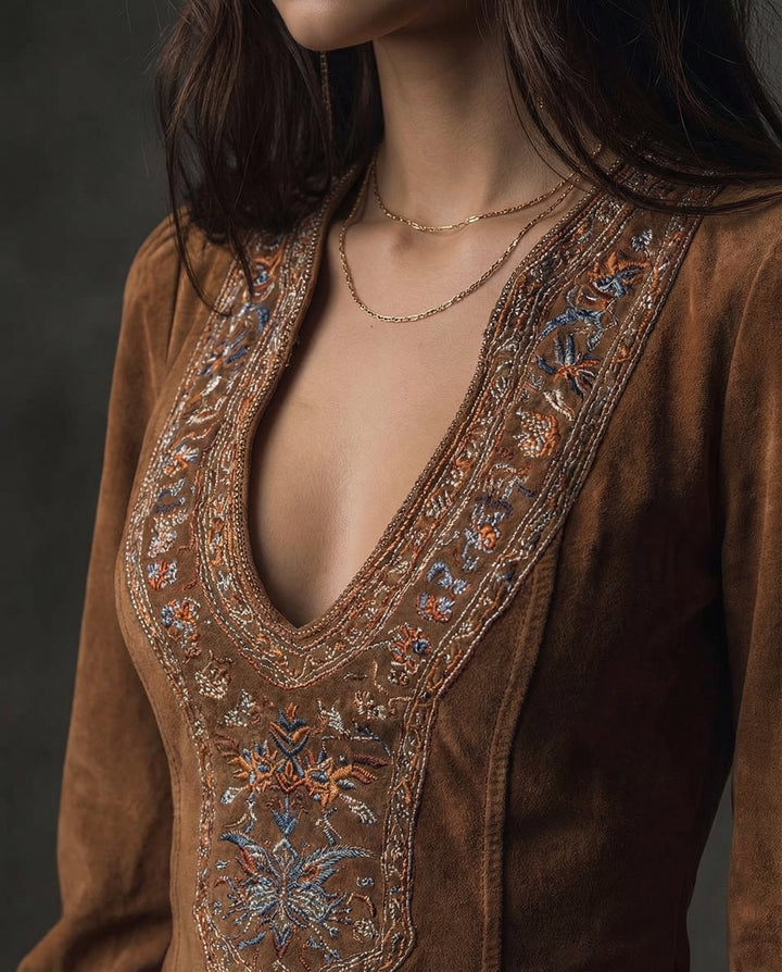 Estelle | Elegant Embroidered Dress