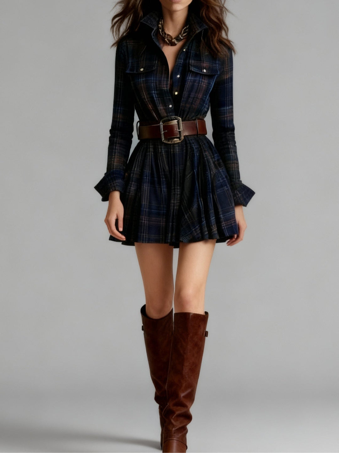 Ruby | Vintage Look Shirt Dress