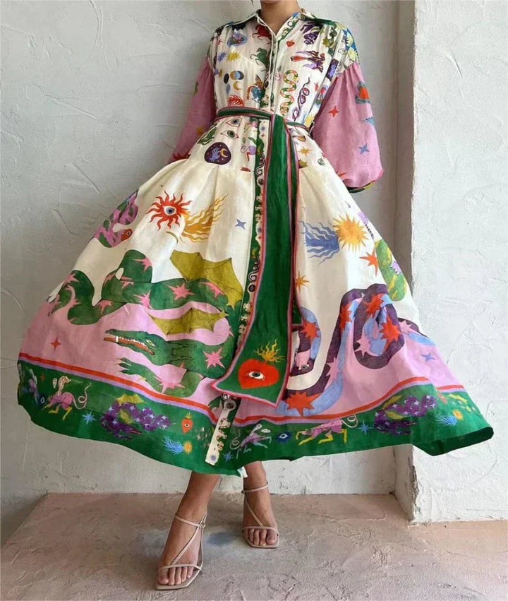 Florence™ | Brightly Coloured Dress